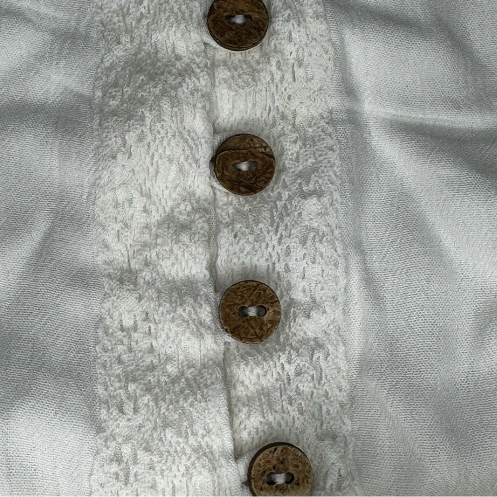 Free People Marley Romper white/Ivory Medium NWT - Picture 10 of 14